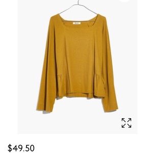 madewell cotton long sleeve